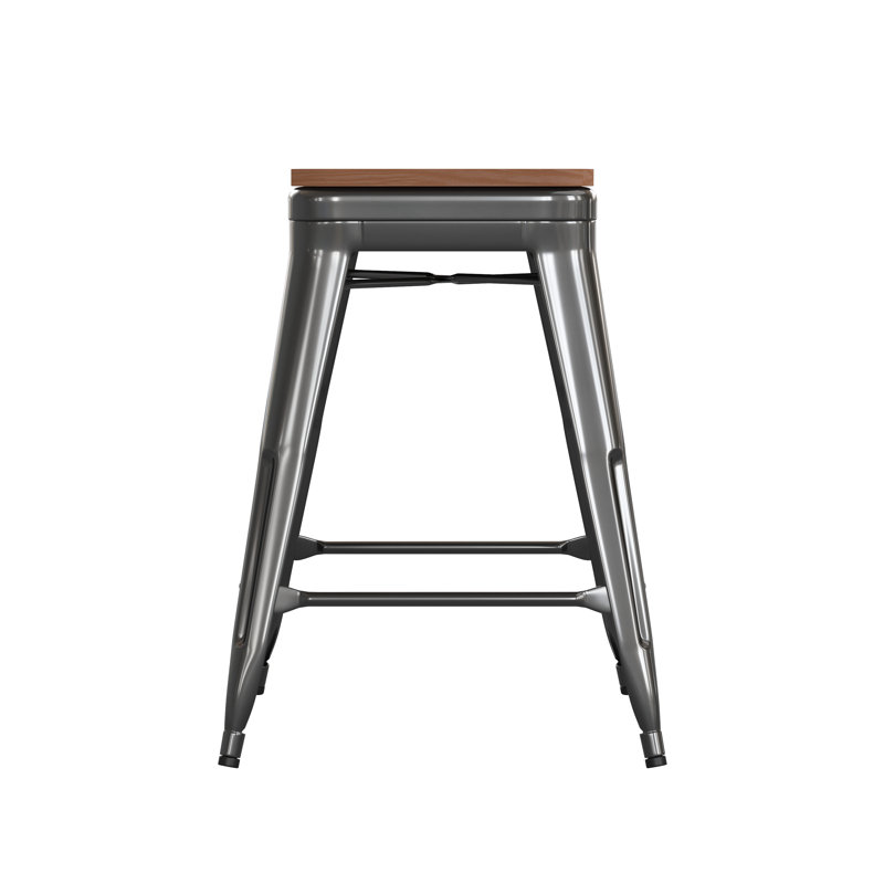 Williston Briahnna Indoor/Outdoor Backless Counter Stool with